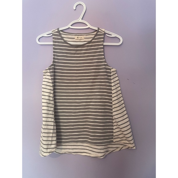 Madewell Forward-Seam Tank Top in Stripe - Picture 4 of 5